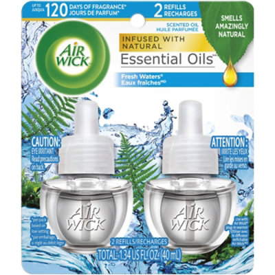 Air Wick Plug In Fresh Waters Air Freshener - 2 Count - Image 2