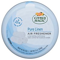 Citrus Magic Air Freshener Solid Odor Absorbing Pure Linen - 8 Oz - Image 3