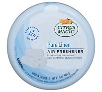 Citrus Magic Air Freshener Solid Odor Absorbing Pure Linen - 8 Oz