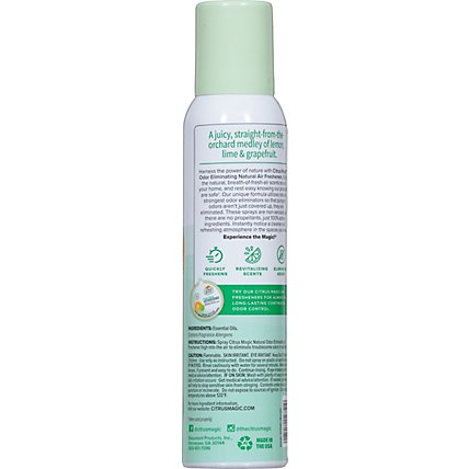 Citrus Magic Air Freshener Spray Natural Odor Eliminating Tropical Citrus Blend - 3 Oz - Image 5