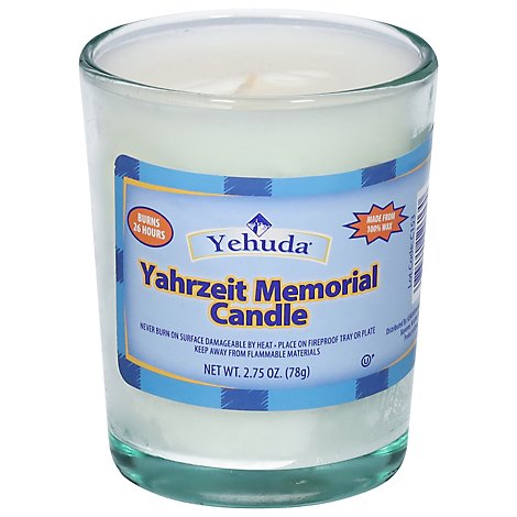 Holyland Yahrzeit Candle - Each