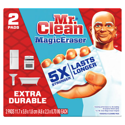 Mr. Clean Magic Eraser Cleaning Pads Extra Durable With Durafoam - 2 Count - Image 1