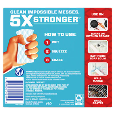 Mr. Clean Magic Eraser Cleaning Pads Extra Durable With Durafoam - 2 Count - Image 2