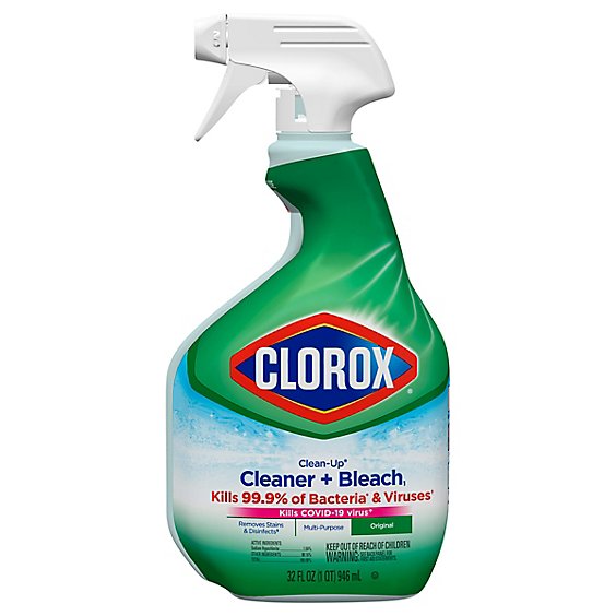 Clorox Original Cleanup All Purpose Cleaner With Bleach Spray Bottle - 32 Fl. Oz.