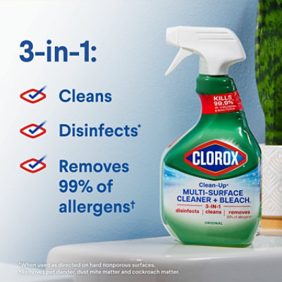 Clorox Original Cleanup All Purpose Cleaner With Bleach Spray Bottle - 32 Fl. Oz. - Image 3