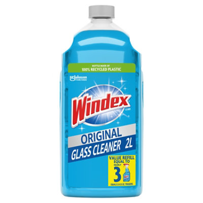 Windex Original Blue Glass Cleaner Refill Bottle - 2 Liter - Image 2