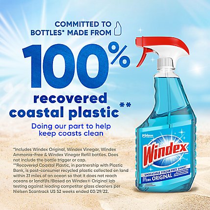 Windex Glass Cleaner Refill Original Blue - 2 Liter