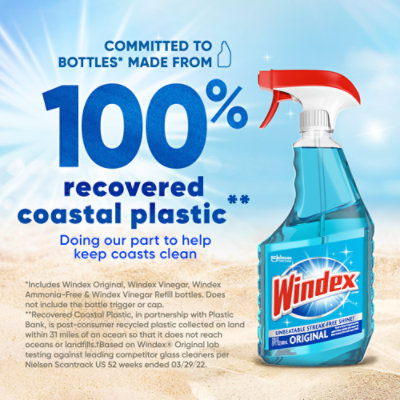 Windex Original Blue Glass Cleaner Refill Bottle - 2 Liter - Image 4