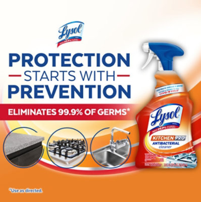 Lysol Kitchen Pro AntibaCounterial Cleaner - Image 5