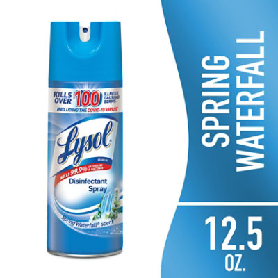 Lysol Spring Waterfall Disinfectant Spray - 12.5 Fl. Oz. - Image 1