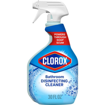 Clorox Disinfecting Bathroom Cleaner Spray Bottle - 30 Oz - Image 1