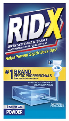 RID-X 100% Bio Based Septic Tank Treatment - 9.8 Oz - Image 1