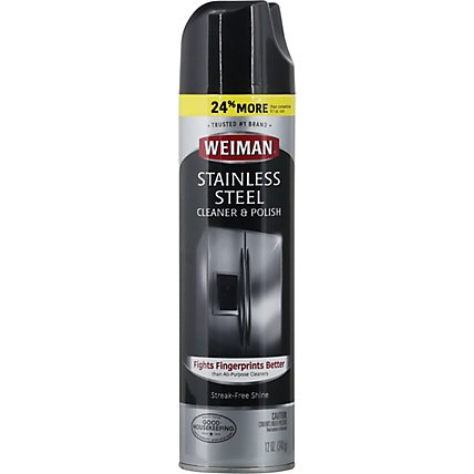 Weiman Cleaner & Polish Stainless Steel - 12 Oz - Image 2