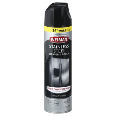 Weiman Cleaner & Polish Stainless Steel - 12 Oz - Albertsons