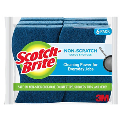 Scotch-Brite No Scratch Scrub Sponge - 6 Count - Image 2