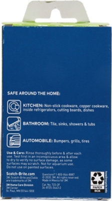 Scotch-Brite Dobie Cleaning Pads 2.6 x 4.3 x 0.5 Inch- 3 Count - Image 3