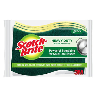 Scotch-Brite Heavy Duty Srub Sponge - 3 Count - Image 2