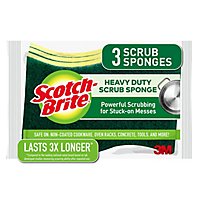 Scotch-Brite Heavy Duty Srub Sponge - 3 Count - Image 1