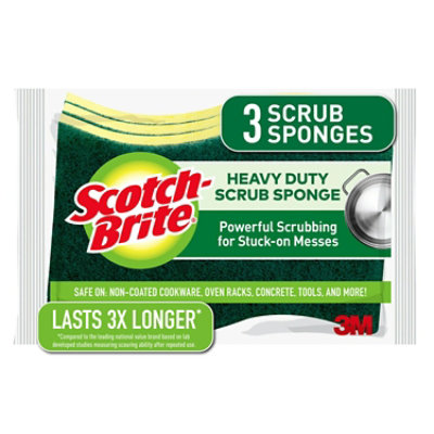 Scotch-Brite Heavy Duty Srub Sponge - 3 Count - Image 1