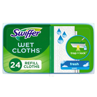 Swiffer Fresh Scent Wet Mopping Cloths - 24 Count - Image 1