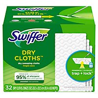 Swiffer Sweeper Unscented Multi Surface Dry Sweeping Pad Refill for Dusters Floor Mop - 32 Count - Image 2