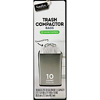 Signature SELECT Trash Compactor Bags 18 Gallon - 10 Count - Image 2