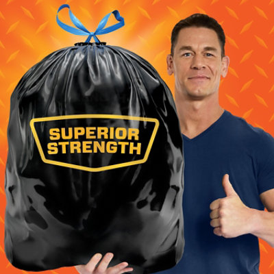 Hefty Trash Bags Drawstring Multipurpose Extra Strong 30 Gallon - 28 Count - Image 4