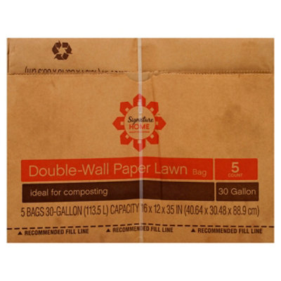 AJM 30 gal. 2-Ply Paper Lawn And Leaf Bags, 5 pk. at Tractor Supply Co.