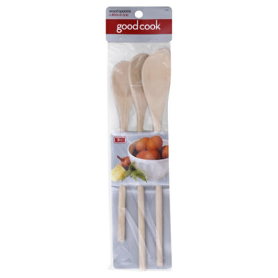 Good Cook Spoons Wood - 3 Count