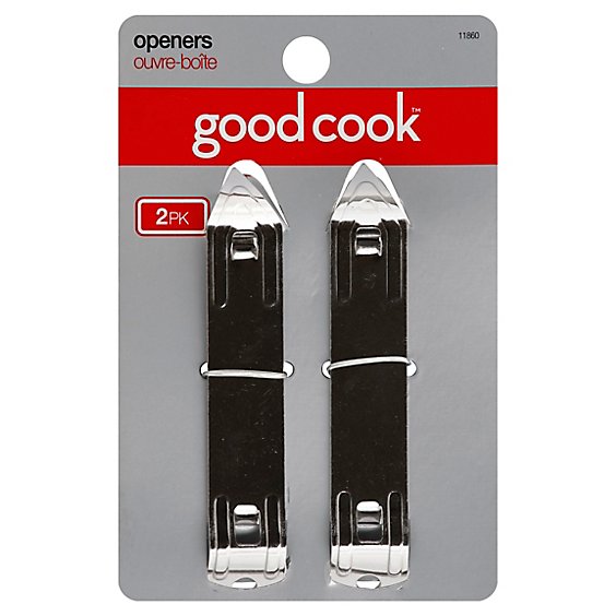 Good Cook Chrome Can And Bottle Opener - 2 Count