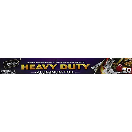 Signature SELECT Aluminum Foil Heavy Duty 50 Sq. Ft. - Each - Image 2