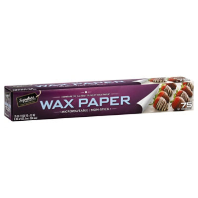 Signature SELECT Microwaveable Non Stick Paper Wax 75 Sq. Ft. - Each - Image 1