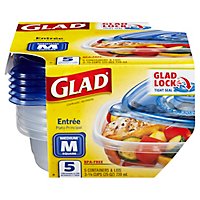 Glad Containers Entree - 5 Count - Image 1