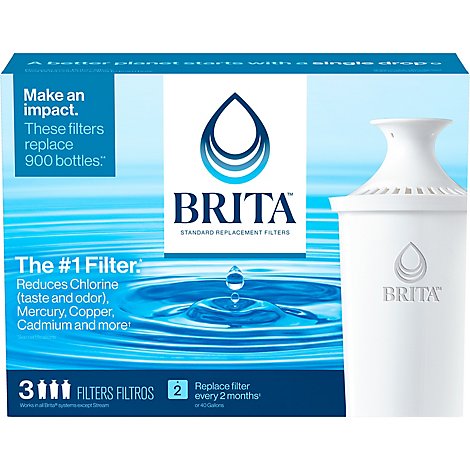 Brita Pitcher Replacement Filter  - 3 Count