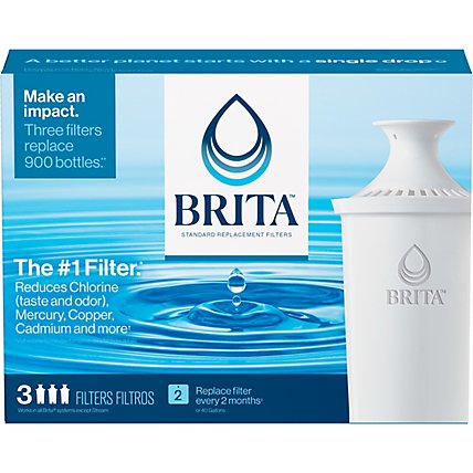 Brita Replacement Filter - 3 Count - Star Market