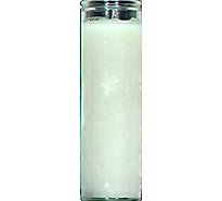 General Wax 7 Day Clear Candle Glass - Each