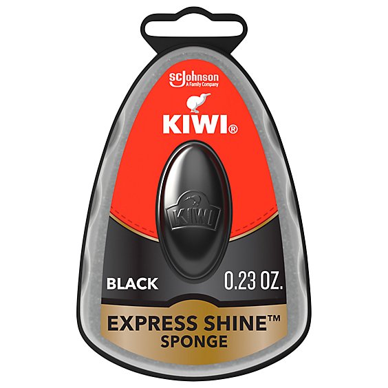 Kiwi Express Shine Black Sponge - 0.23 Fl. Oz.