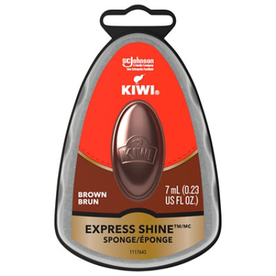 Kiwi Brown Express Shine Sponge - 0.23 Fl. Oz.