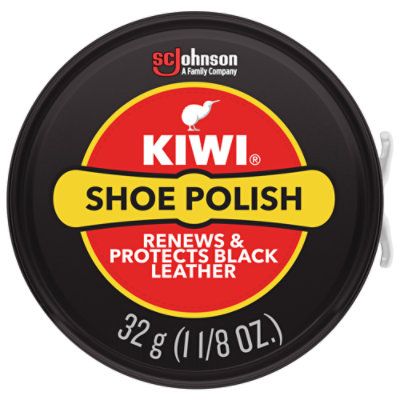 Kiwi Black Metal Tin Shoe Polish Paste 1.12 Oz safeway