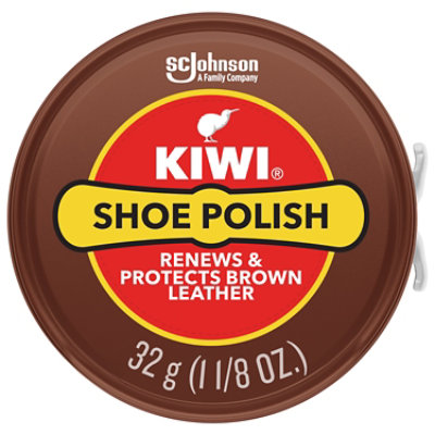 Kiwi Shoe Polish Brown Paste - 1.12 Oz - Image 2