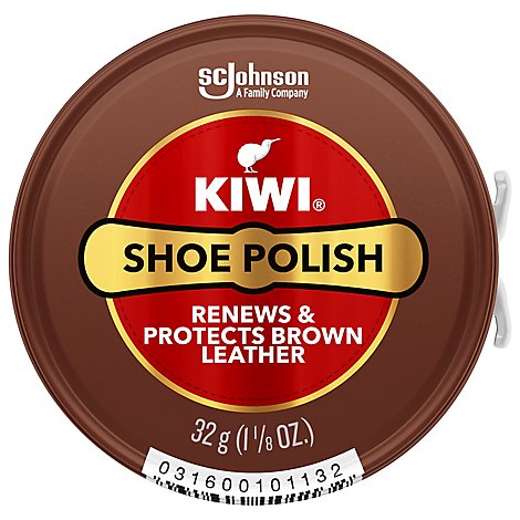 Kiwi Shoe Polish Brown Paste - 1.12 Oz