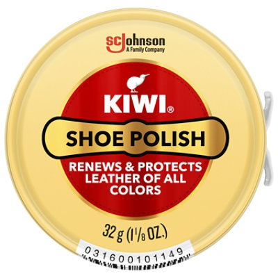 Kiwi Neutral Metal Tin Shoe Polish Paste - 1.12 Oz - Image 1