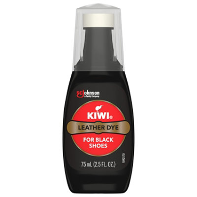 Kiwi Black Leather Dye - 2.5 Fl. Oz. - Image 1