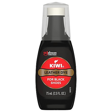 Kiwi Black Leather Dye - 2.5 Fl. Oz.