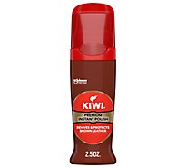 Kiwi Instant Shine & Protect Brown Bottle With Sponge Applicator Liquid Shoe Polish - 2.5 Fl. Oz.