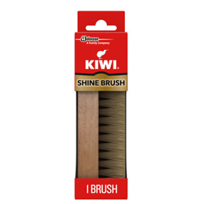 Kiwi Horsehair Shoe Shine Brush - Each