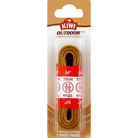 Kiwi Laces Rawhide Leather 54 Inch - Pair