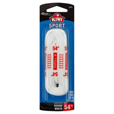 Kiwi Sport Laces White 54 Inch - Pair
