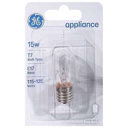 GE Light Bulbs Appliance T7 15 Watts - Each - Image 3