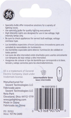 GE Light Bulbs Appliance T7 15 Watts - Each - Image 4